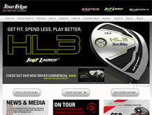 Tablet Screenshot of exoticsgolf.com